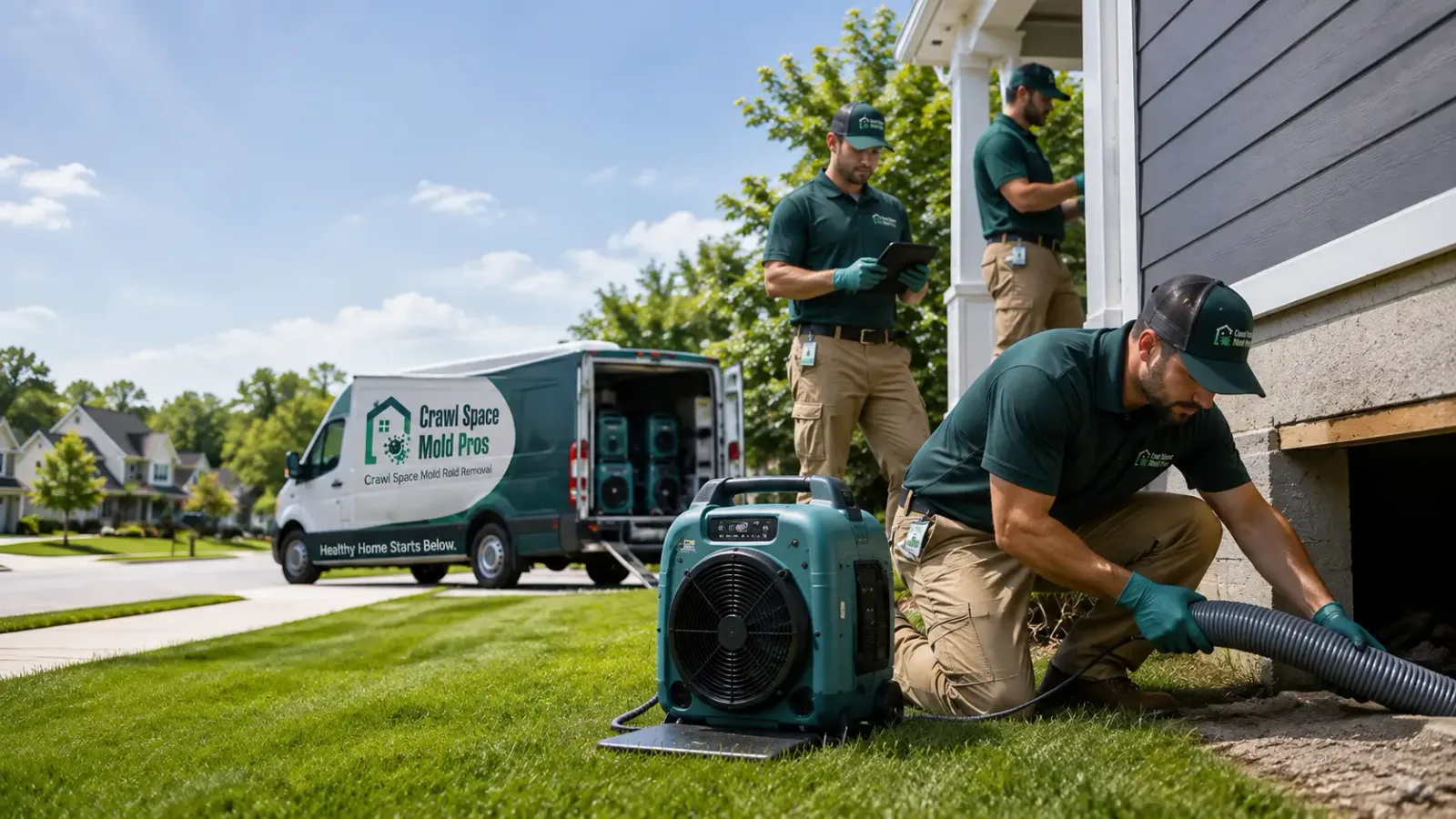 Crawl Space Mold Removal in Pitsburg, OH